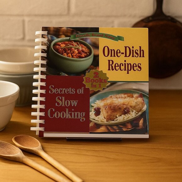Favorite Brand Name Cookbook One-Dish Recipes & Slow Cooking 2003 Spiral - Picture 1 of 10